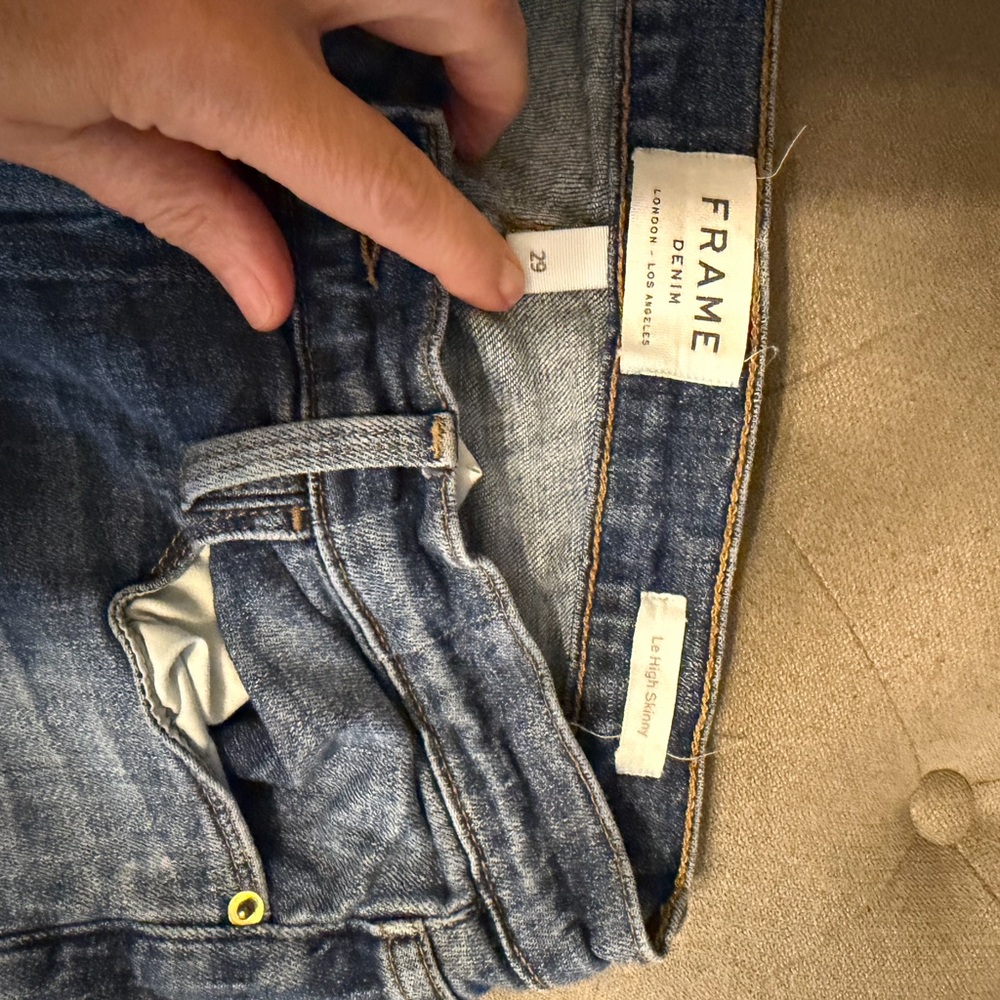 Frame Denim Classic Indigo Jeans